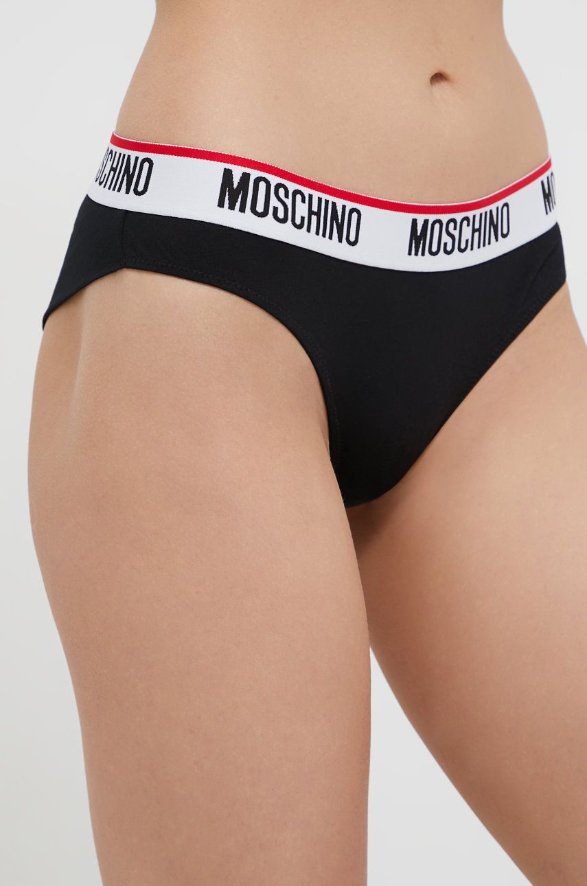 Moschino Underwear Figi (2-pack) kolor czarny