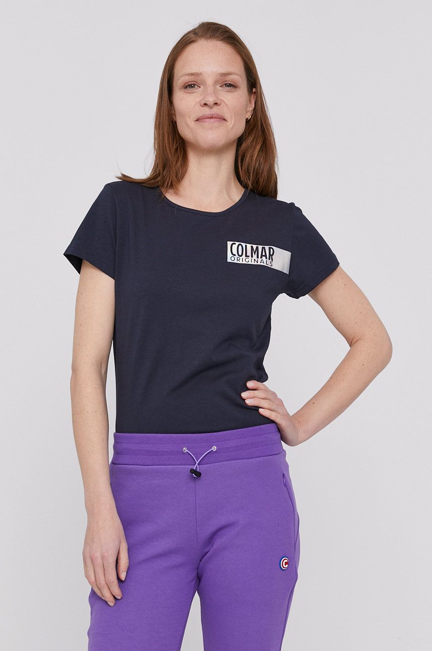 Colmar T-shirt damski kolor granatowy