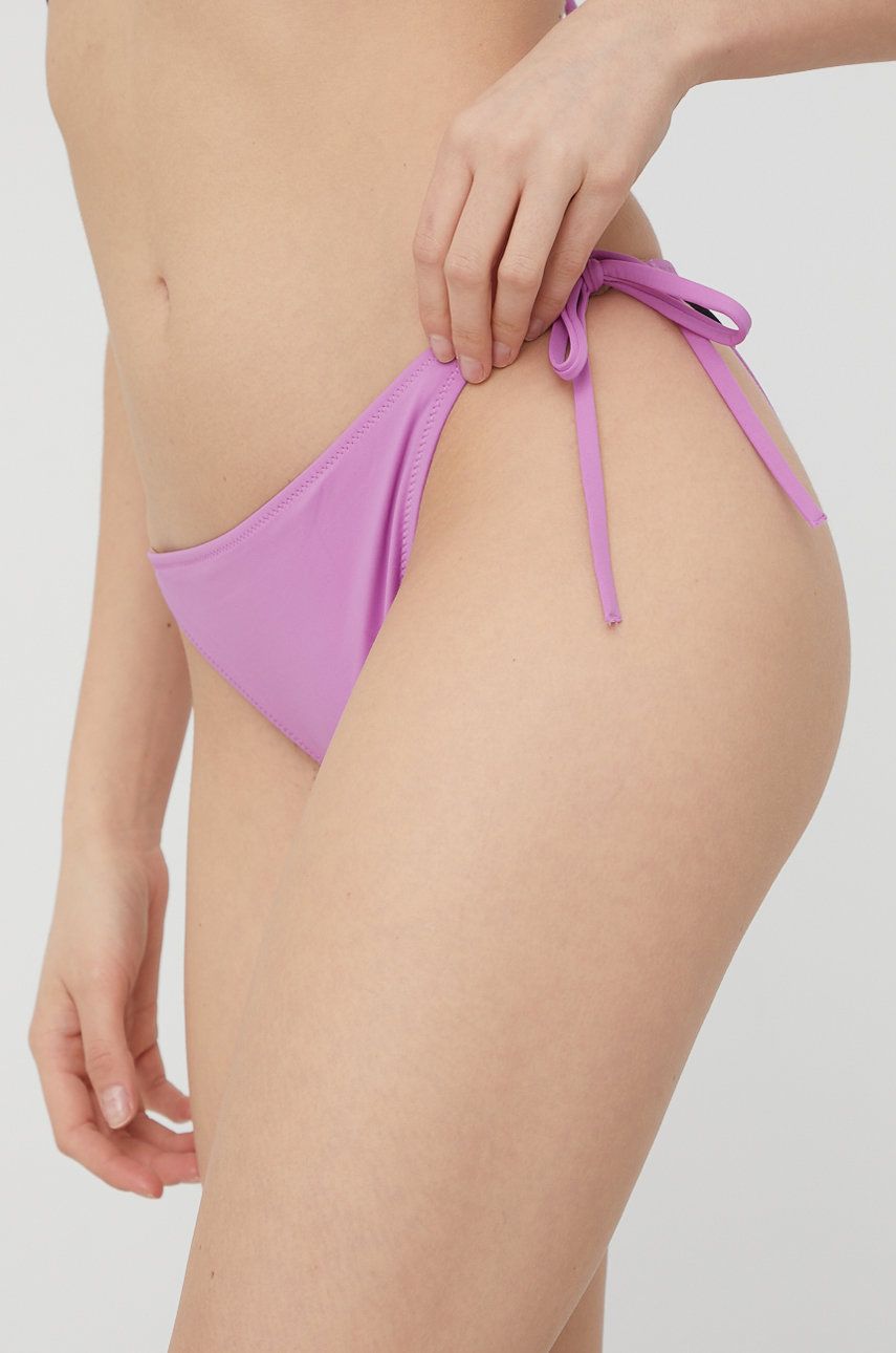 Calvin Klein figi kąpielowe CKOne kolor fioletowy