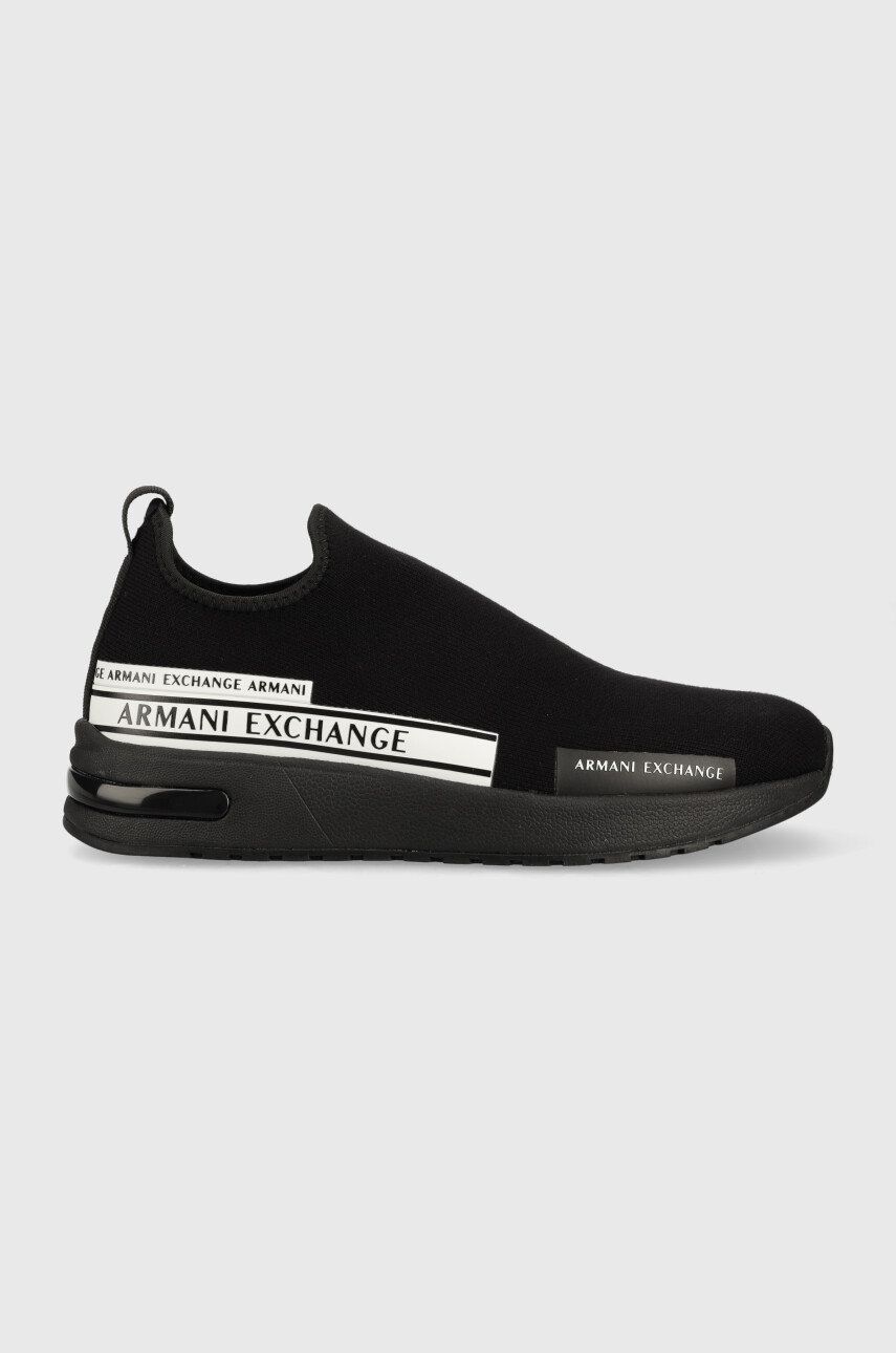 Armani Exchange sneakersy kolor czarny