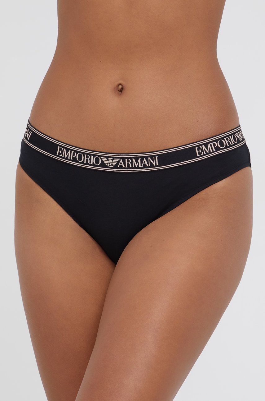 Emporio Armani Underwear Figi (2-pack) kolor czarny