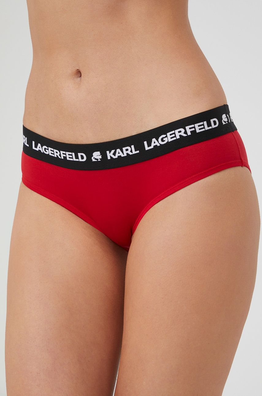 Karl Lagerfeld Figi (2-pack) kolor czerwony z bawełny
