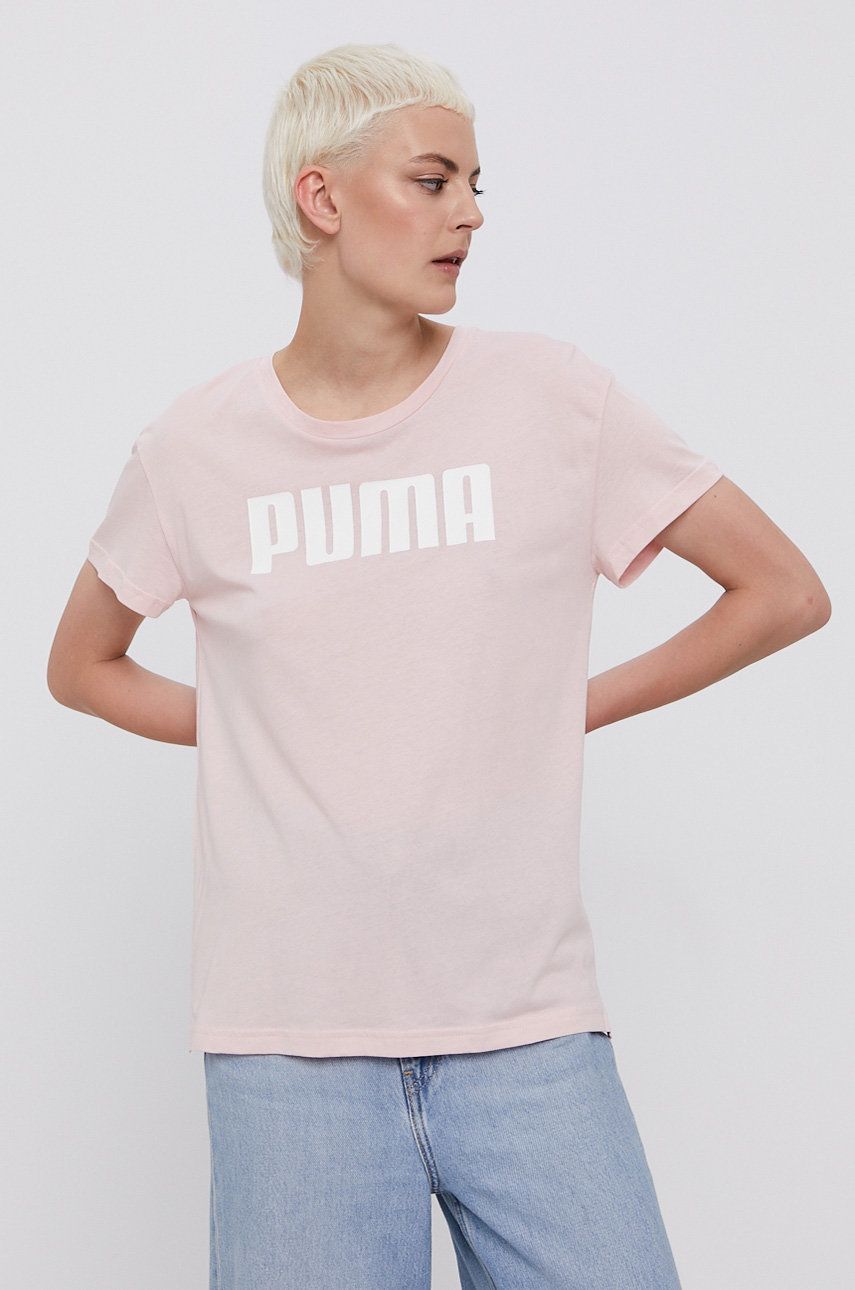 Puma T-shirt damski kolor różowy