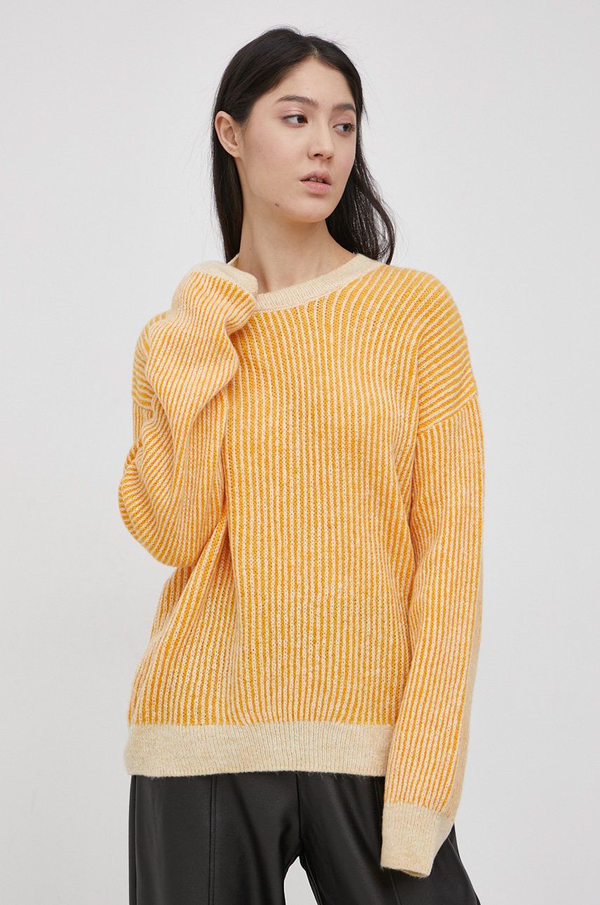 Noisy May Sweter damski kolor pomarańczowy