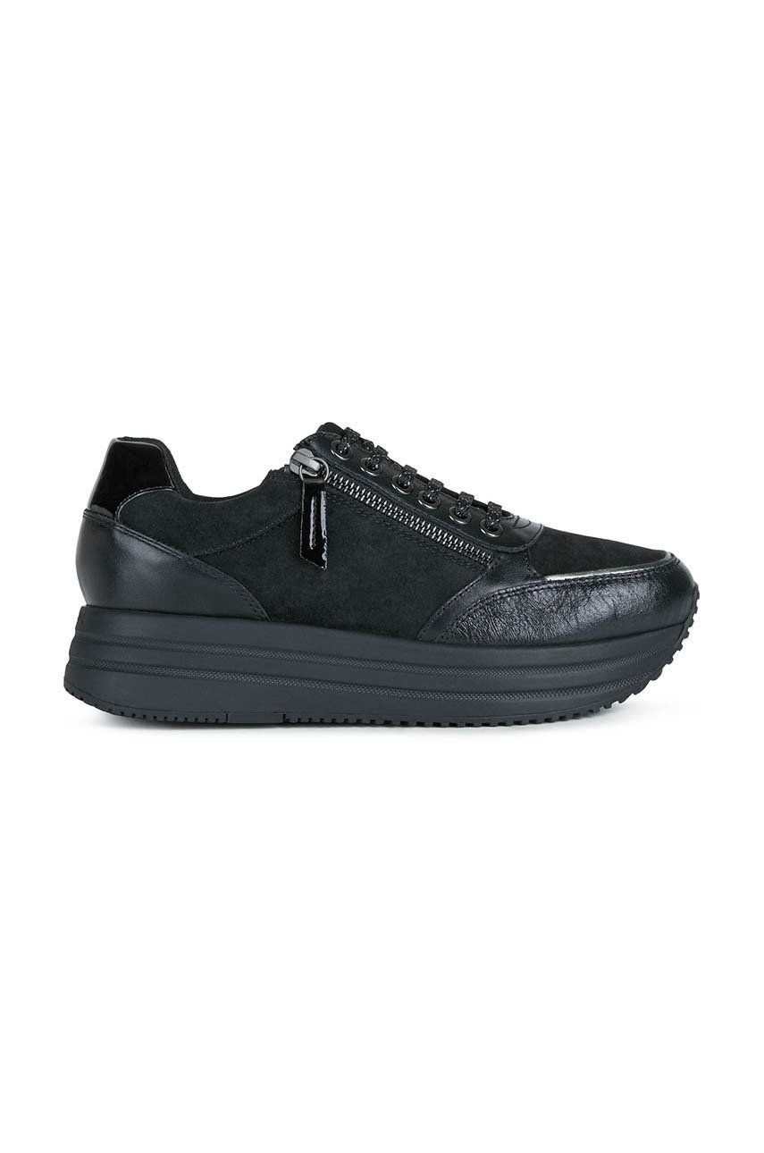 Geox sneakersy D KENCY A kolor czarny D16QHA-022CF-C9999