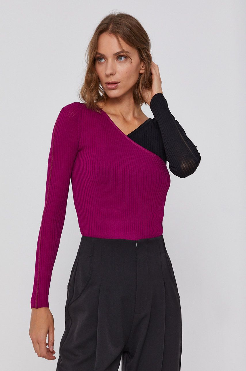 Desigual Sweter damski kolor różowy