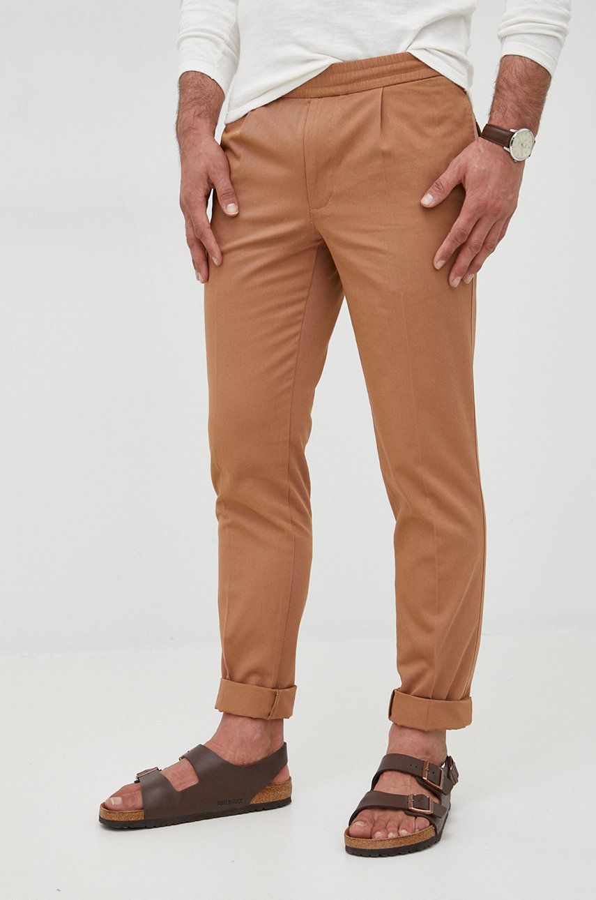 Tommy Hilfiger spodnie bawełniane męskie kolor brązowy proste rozmiar 30/32,31/32,32/32,33/32,34/32,36/32,32/34,33/34,34/34,36/34