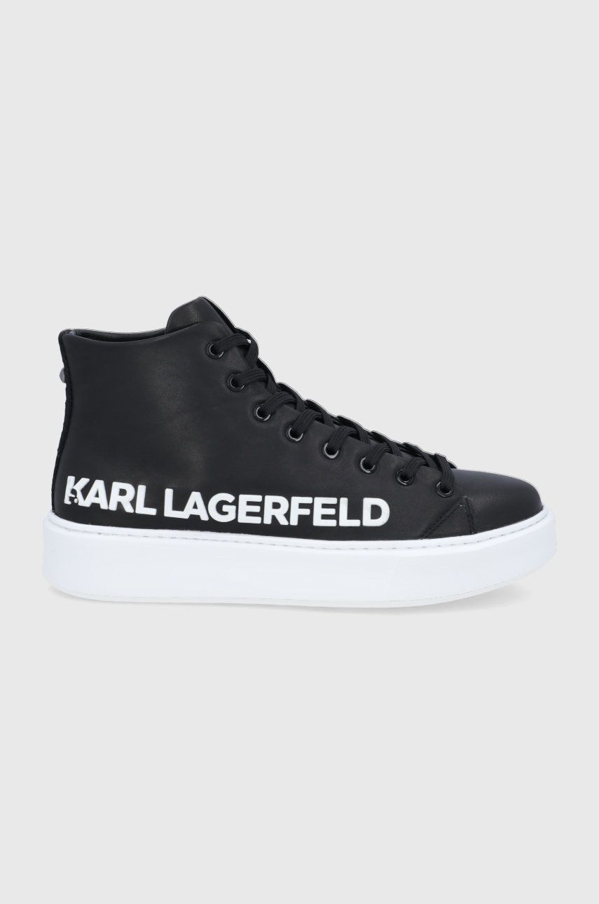 Karl Lagerfeld buty sk贸rzane MAXI KUP KL52255.001 kolor czarny