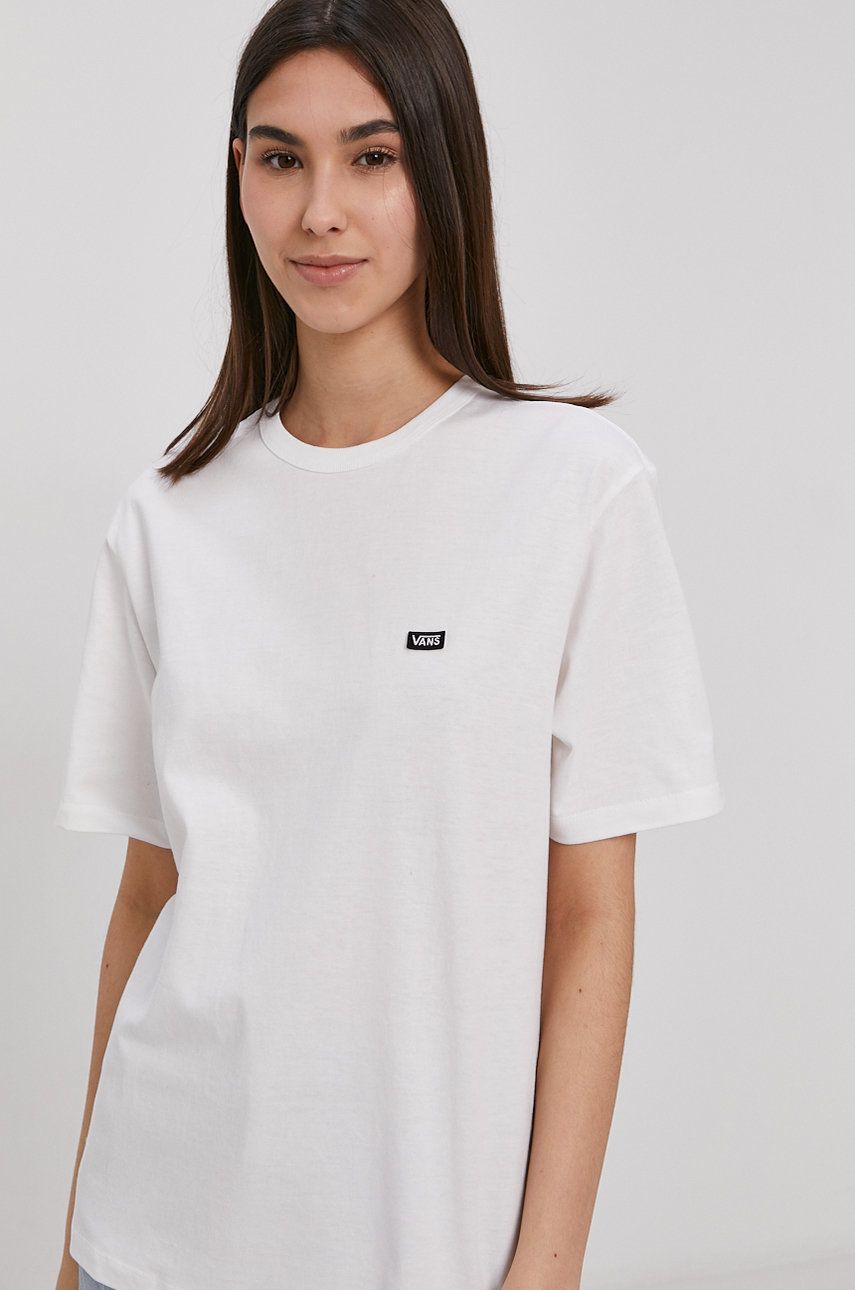 Vans T-shirt damski kolor biały