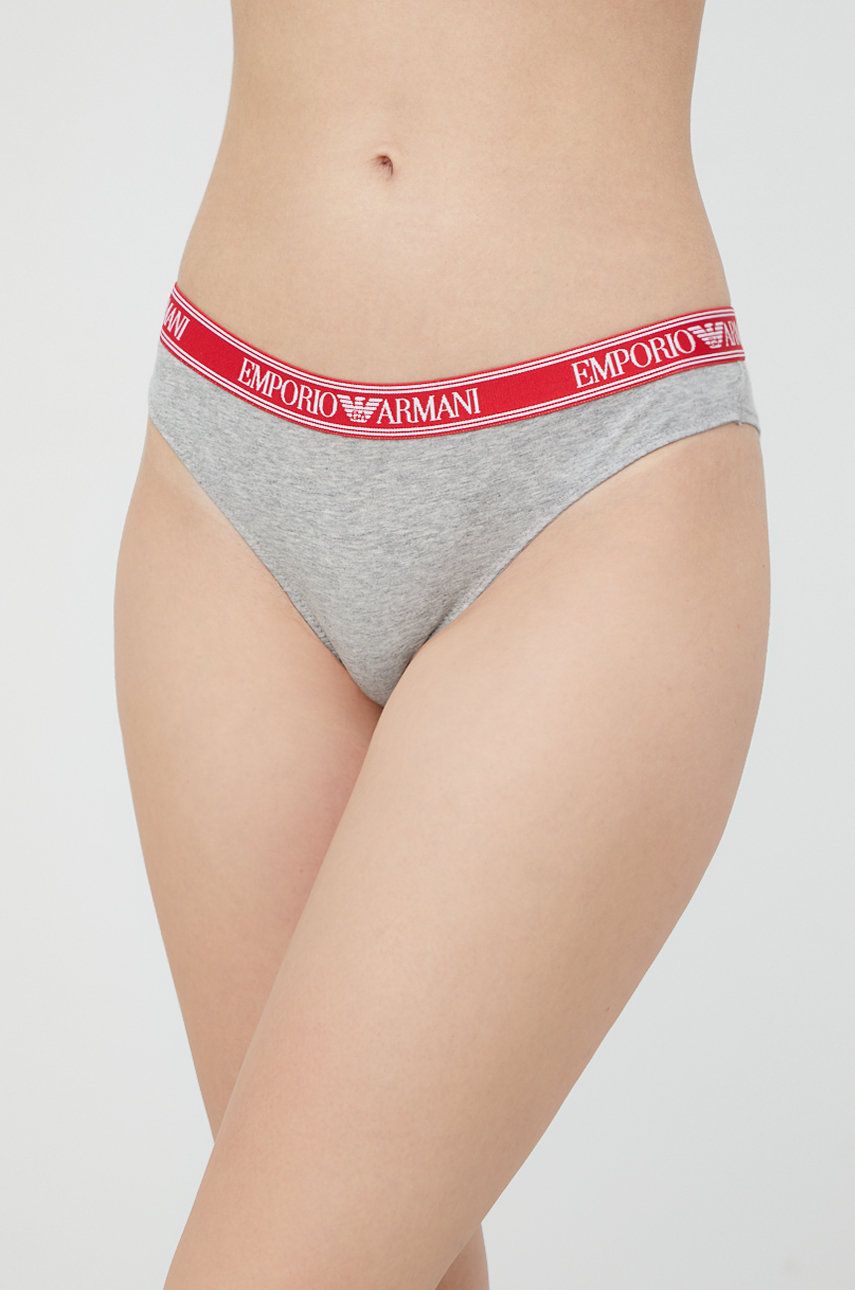 Emporio Armani Underwear brazyliany (2-pack) kolor szary rozmiar S,XL,L,M,XS
