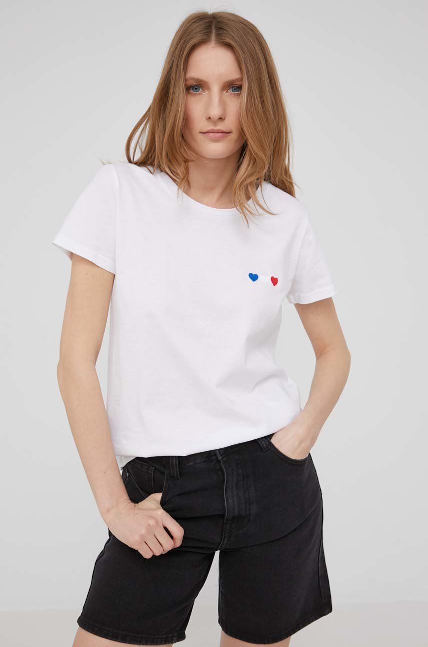 Answear Lab t-shirt bawełniany kolor biały rozmiar S,L,M