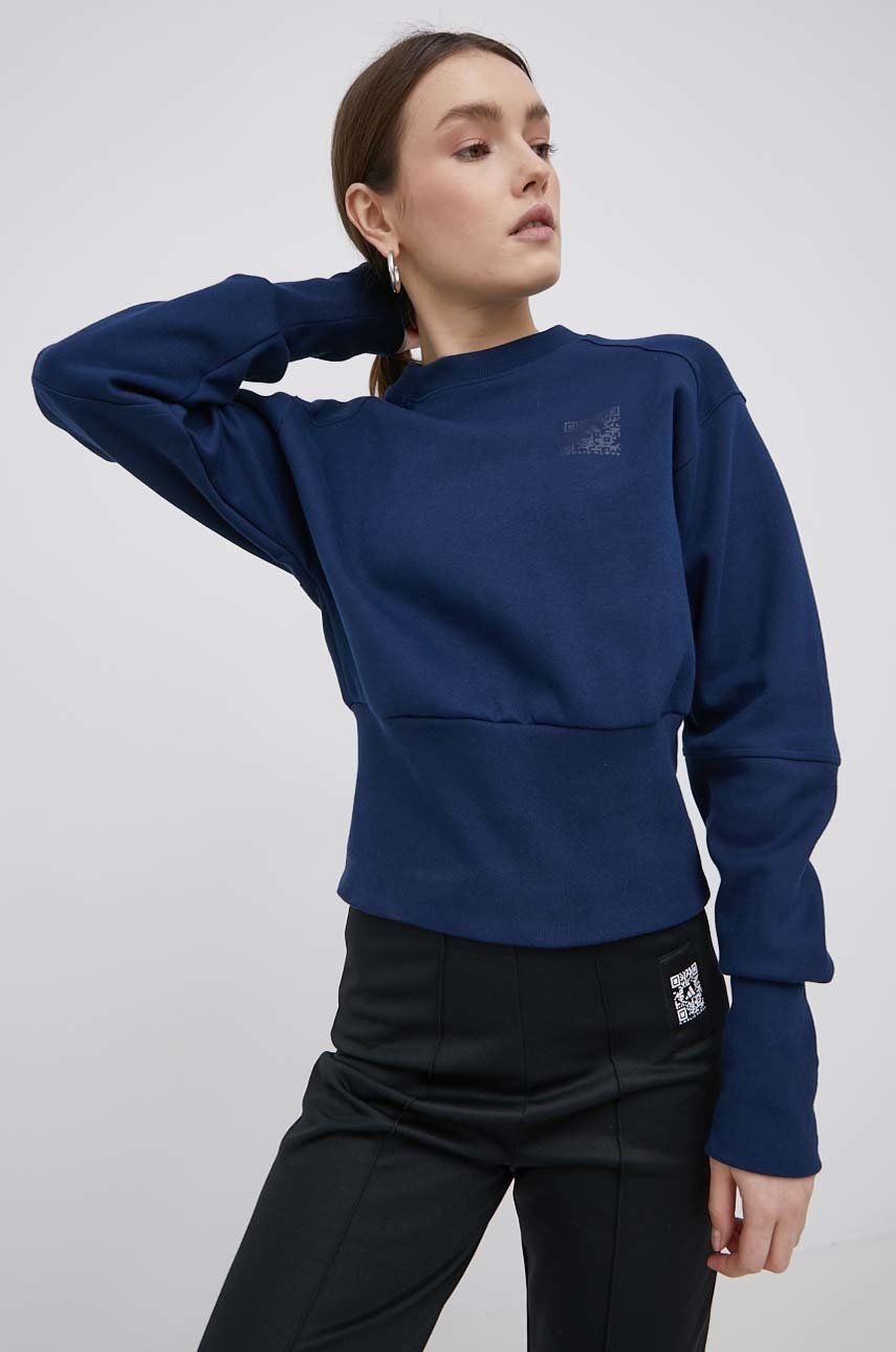 adidas Performance bluza x Karlie Kloss damska kolor granatowy z nadrukiem