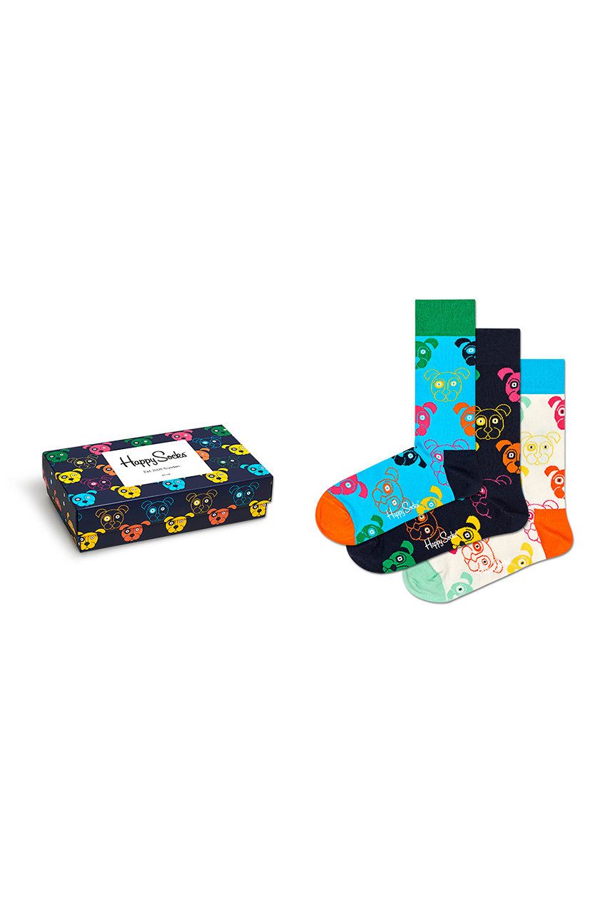 Promocja Happy Socks – Skarpetki Mixed Dog Gift Set (3-pack) wyprzedaż przecena