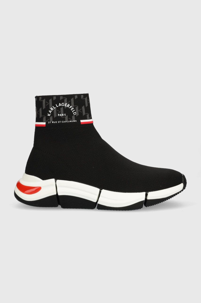 Karl Lagerfeld sneakersy QUADRA KL63246.K0D kolor czarny