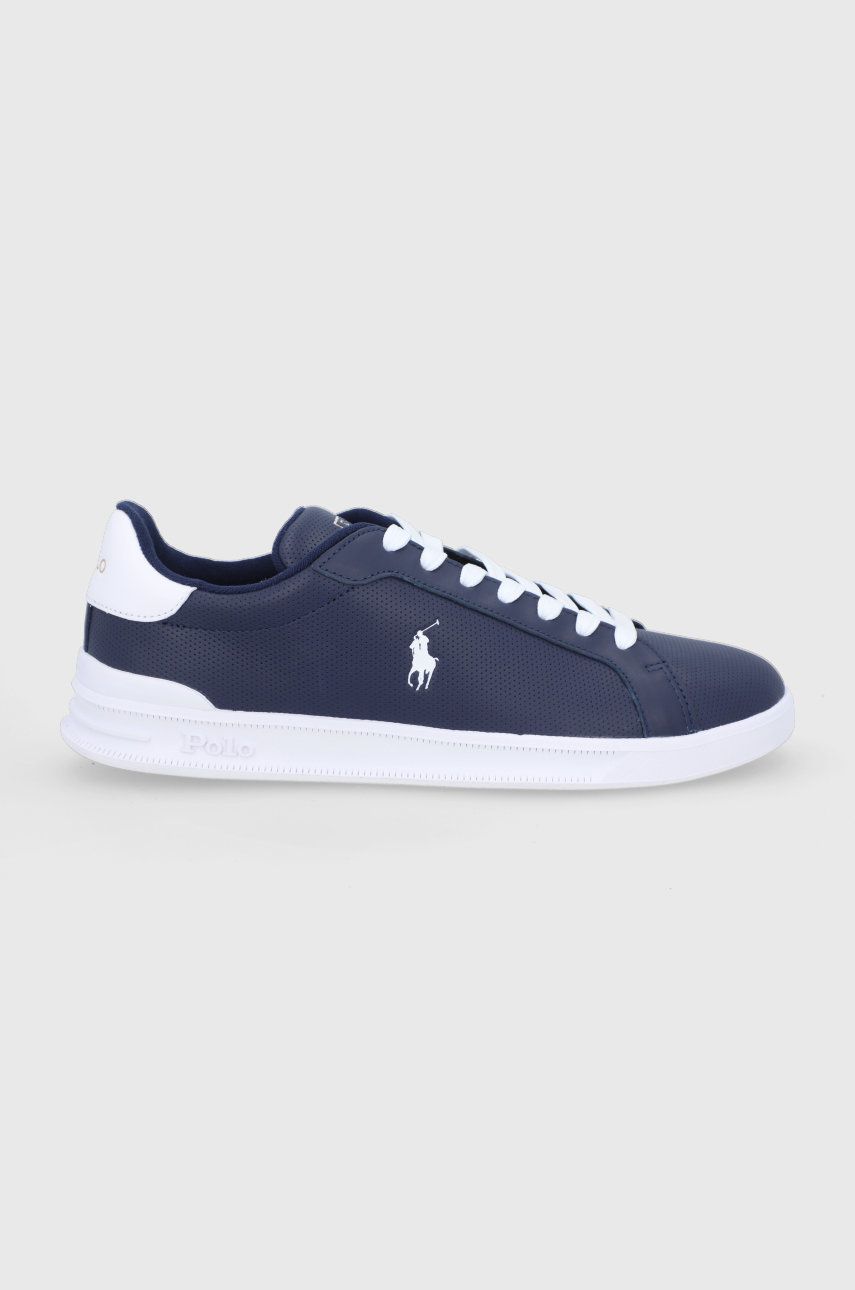 Polo Ralph Lauren Buty skórzane kolor granatowy 2 Polo Ralph Lauren Buty skórzane kolor granatowy