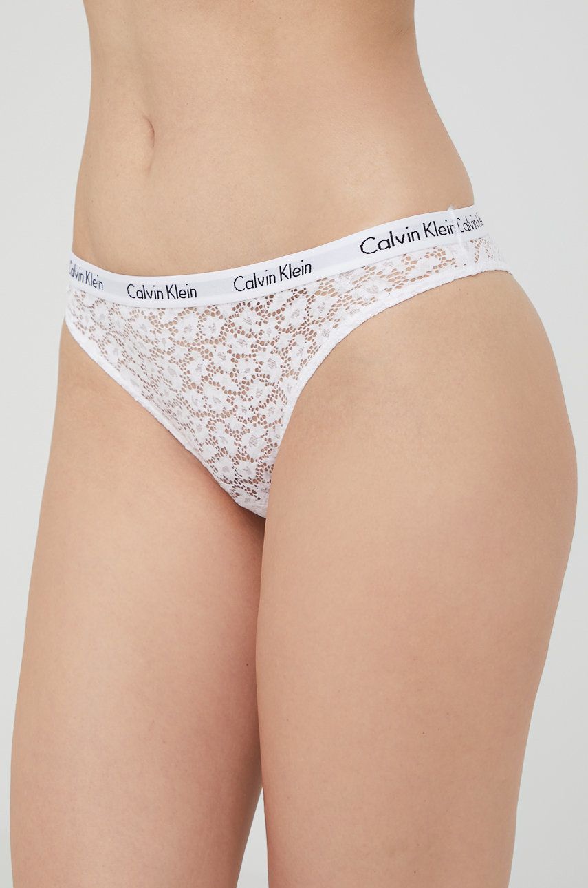 Calvin Klein Underwear figi (3-pack) z koronki
