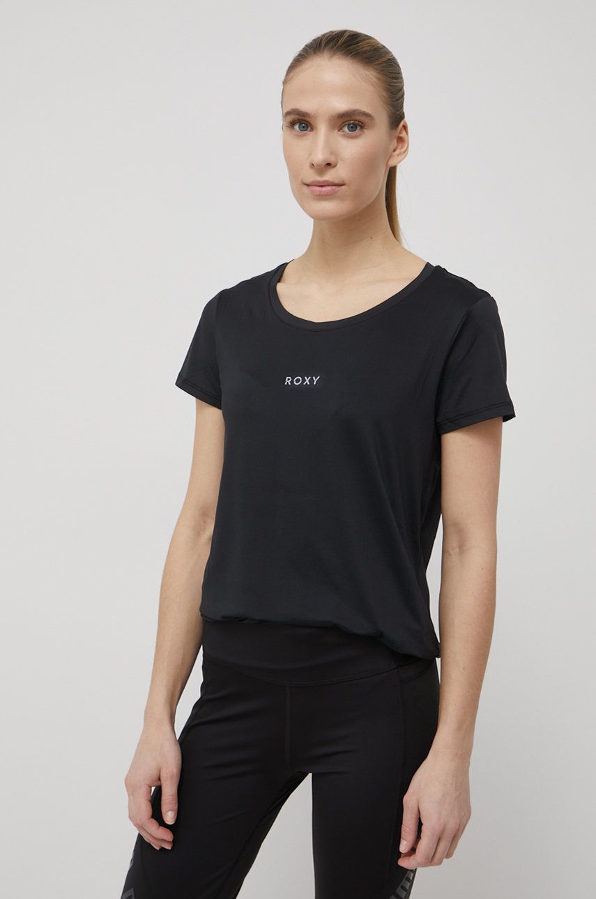 Roxy t-shirt damski kolor czarny