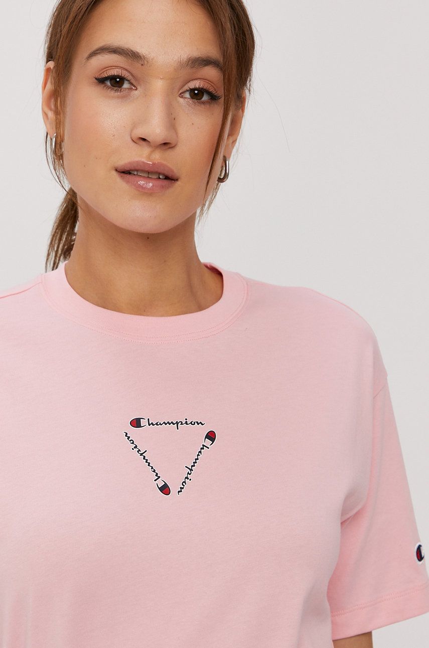 Champion T-shirt damski kolor różowy