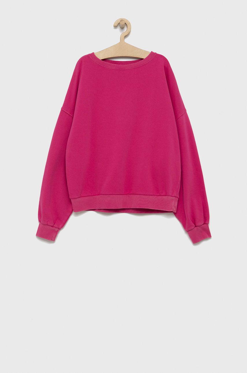 GAP Bluza damska kolor różowy gładka