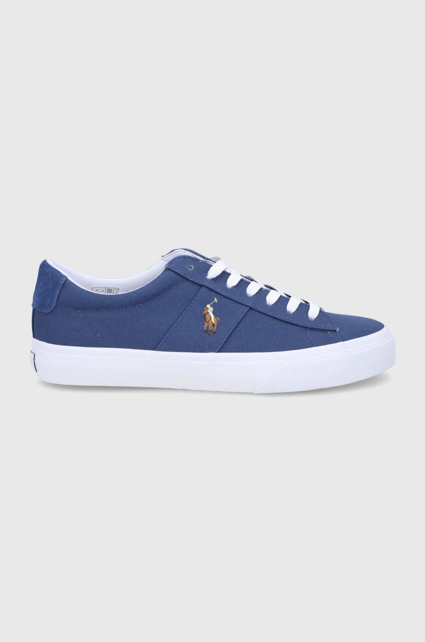 Polo Ralph Lauren tenisówki SAYER męskie kolor granatowy 2 Polo Ralph Lauren tenisówki SAYER męskie kolor granatowy