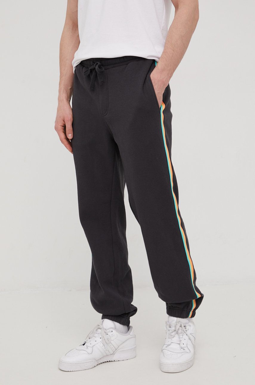 Rip Curl spodnie dresowe męskie kolor czarny z aplikacją rozmiar L,M,S,XL