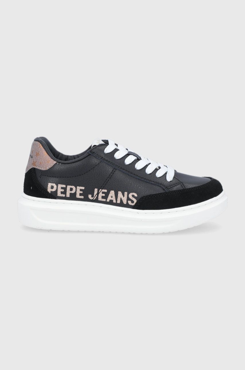 Promocja Pepe Jeans – Buty skórzane Abbey Willy wyprzedaż przecena