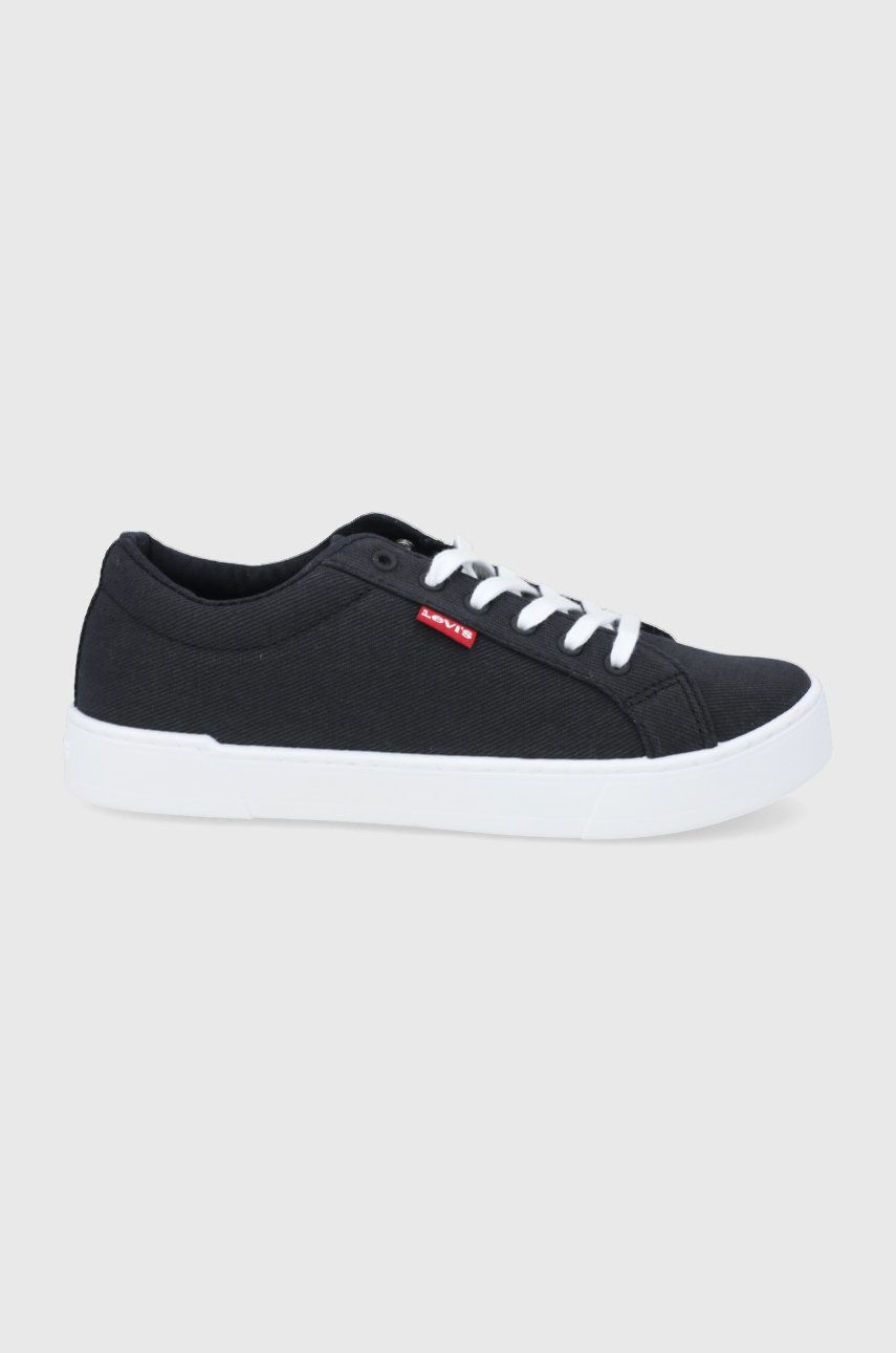 Levi's tenisówki Malibu 2.0 damskie kolor czarny 2 Levi’s tenisówki Malibu 2.0 damskie kolor czarny
