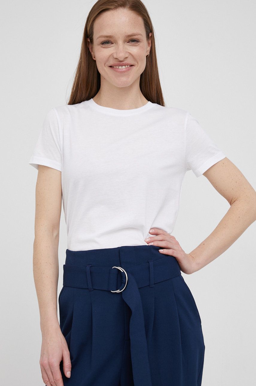 Armani Exchange t-shirt bawełniany kolor biały rozmiar XS,S,M,L