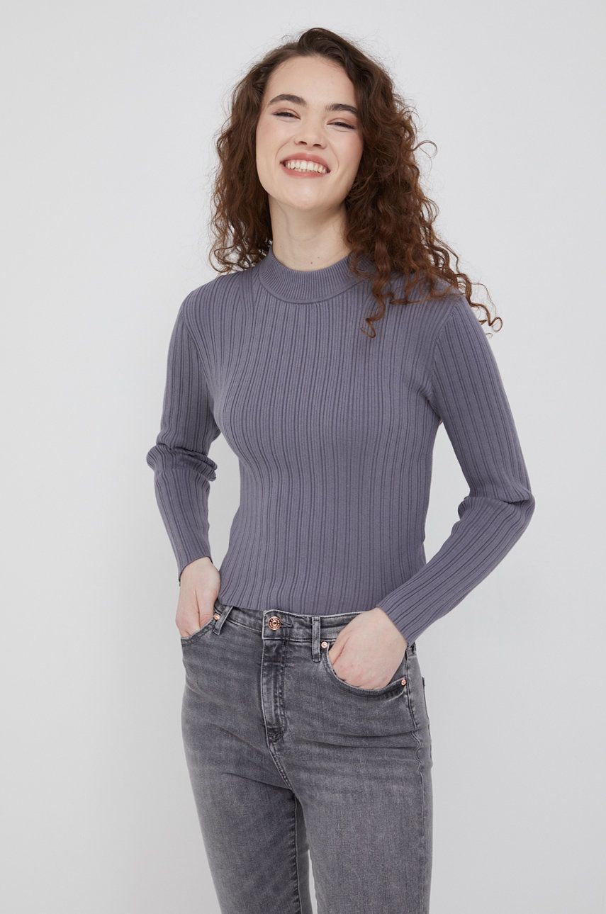 Calvin Klein Jeans sweter damski kolor szary