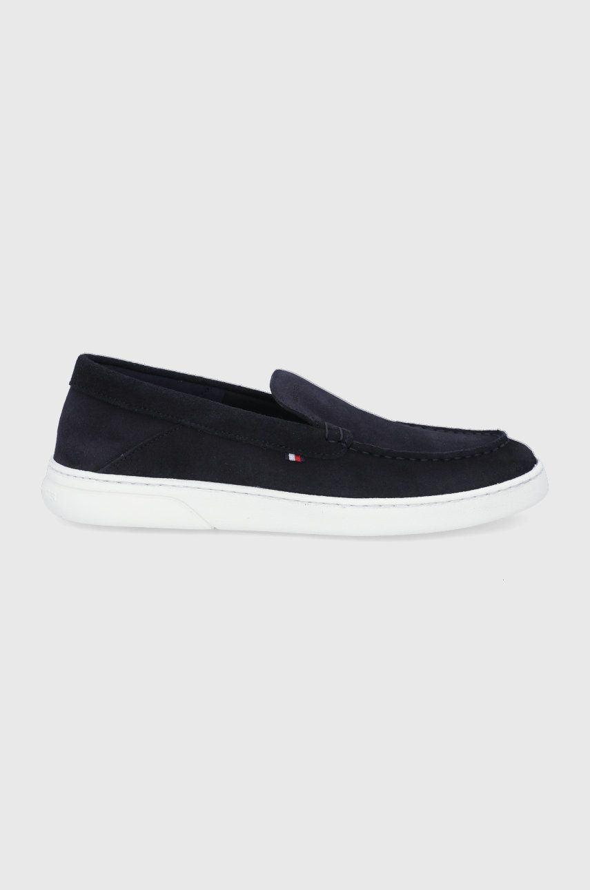 Tommy Hilfiger mokasyny zamszowe męskie kolor granatowy 2 Tommy Hilfiger mokasyny zamszowe męskie kolor granatowy