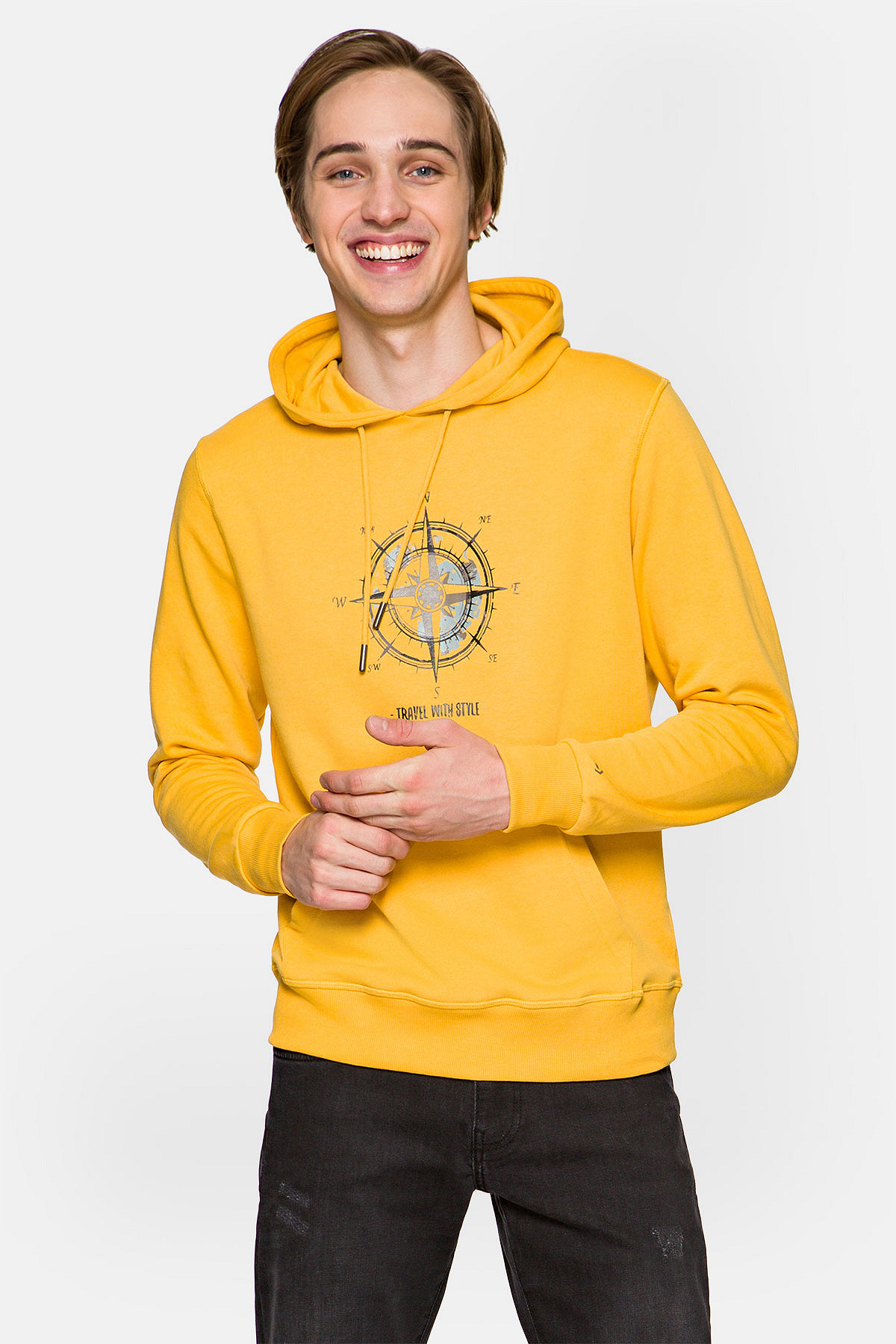 Bluza Żółta z Kapturem Paxton rozmiar 2XL; L; M; XL
