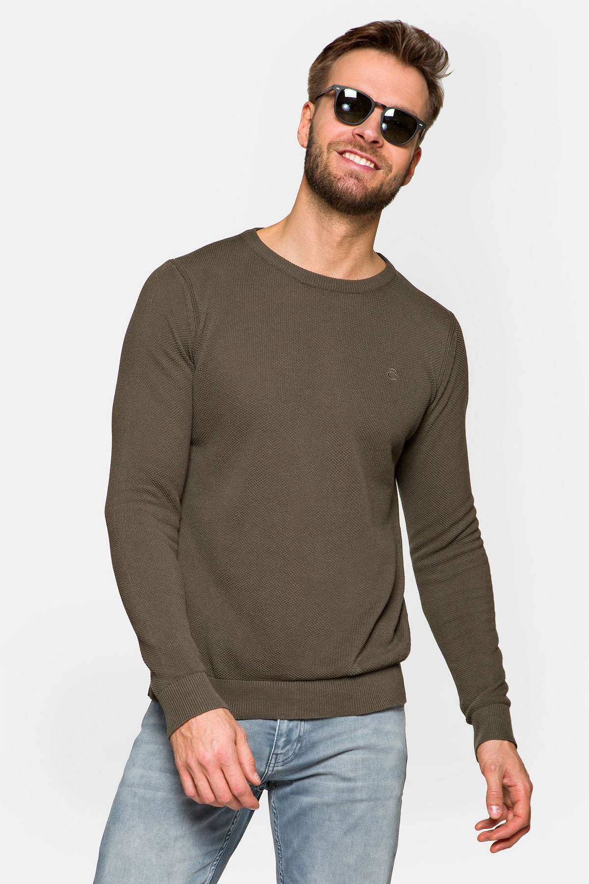 Sweter Zielony Zach rozmiar 2XL; 3XL; L; M; XL
