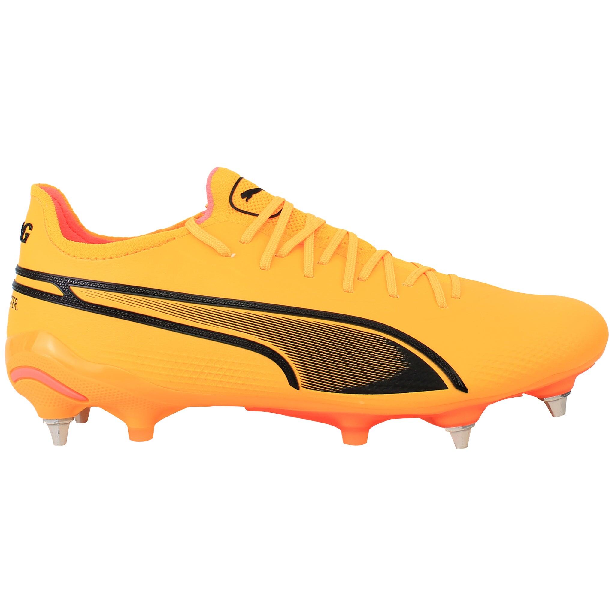 Buty piłkarskie Puma King Ultimate MxSG Męskie Pomarańczowe
