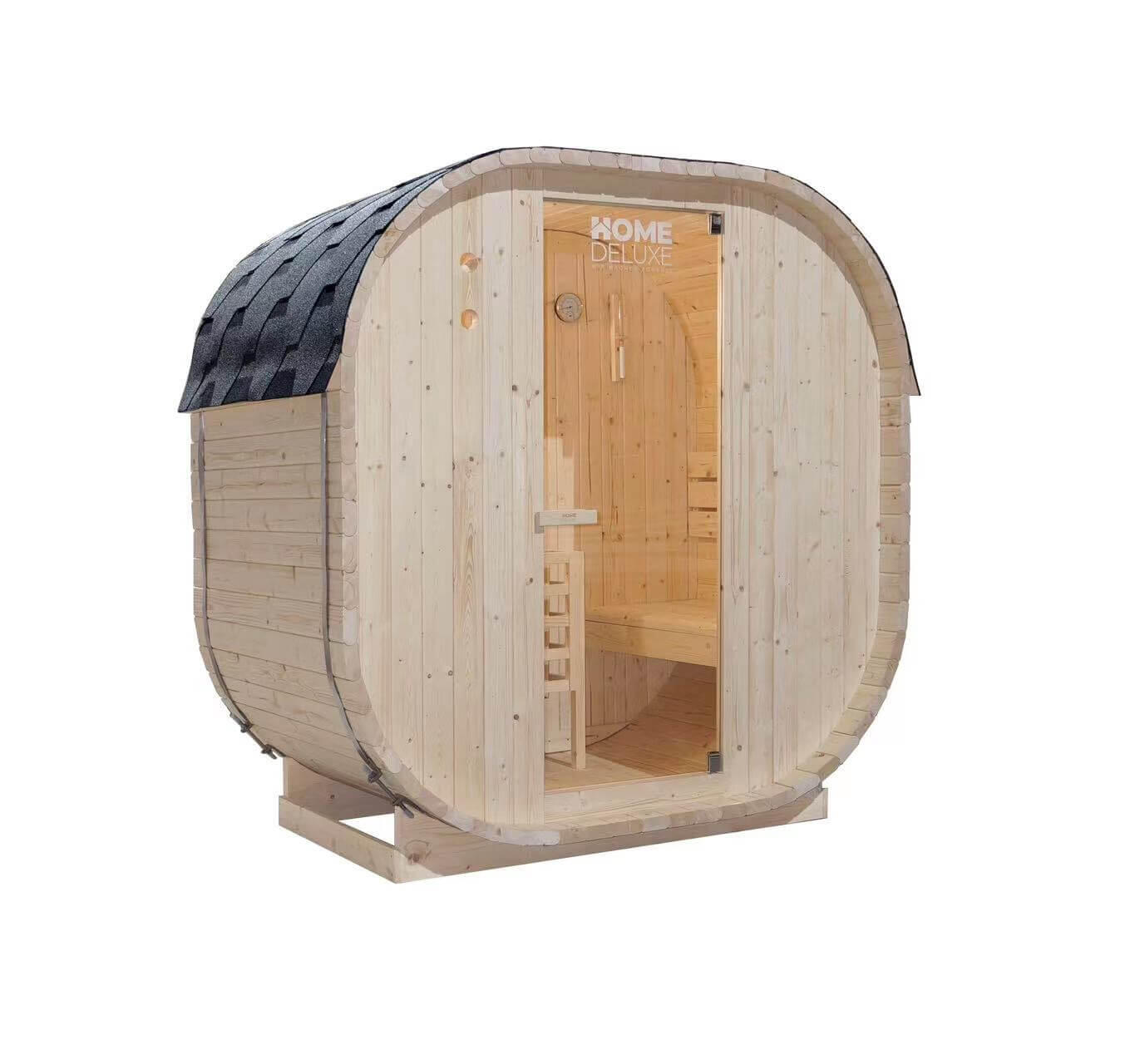 Sauna zewnętrzna CUBE M - 184 x 120 cm dla 2 osób