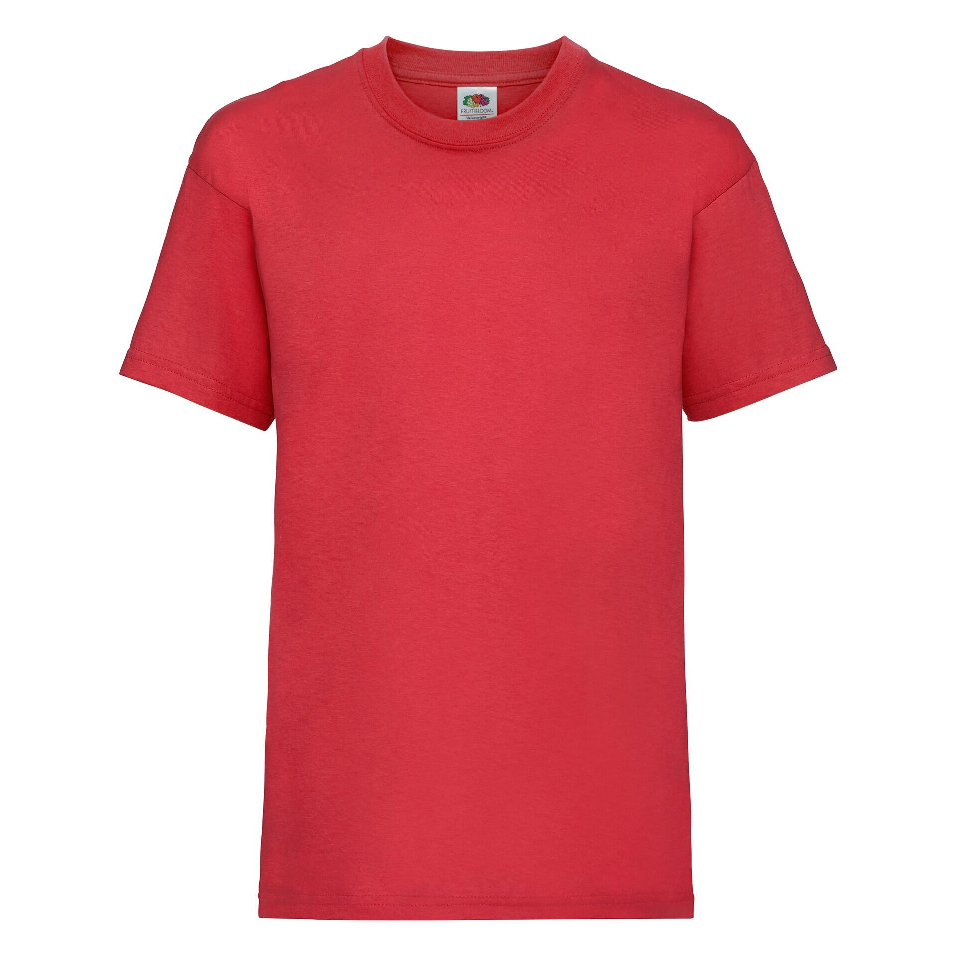 T-shirt Fruit Of The Loom Valueweight Child Red