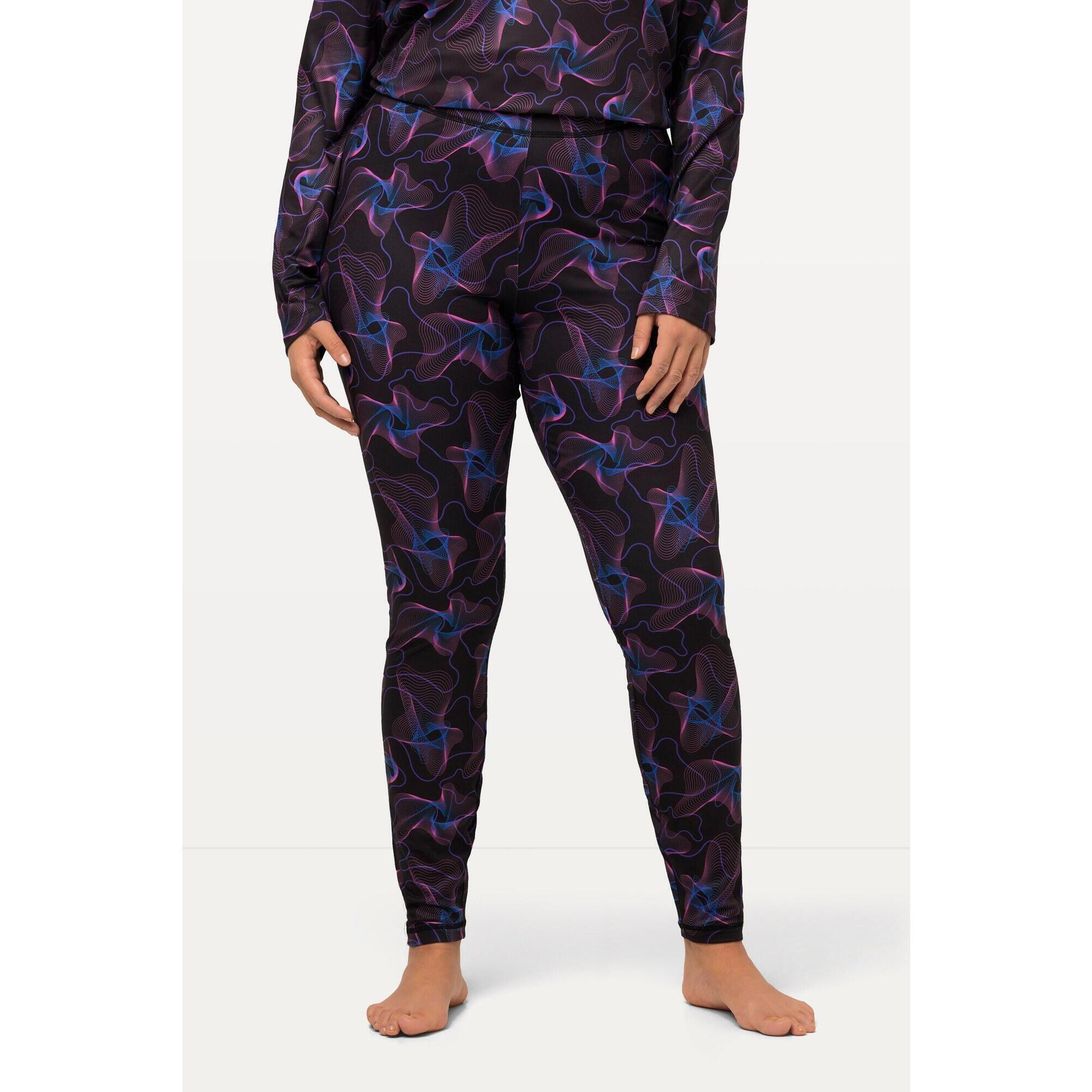 Damskie Legginsy funkcyjne fale szybkoschnęce