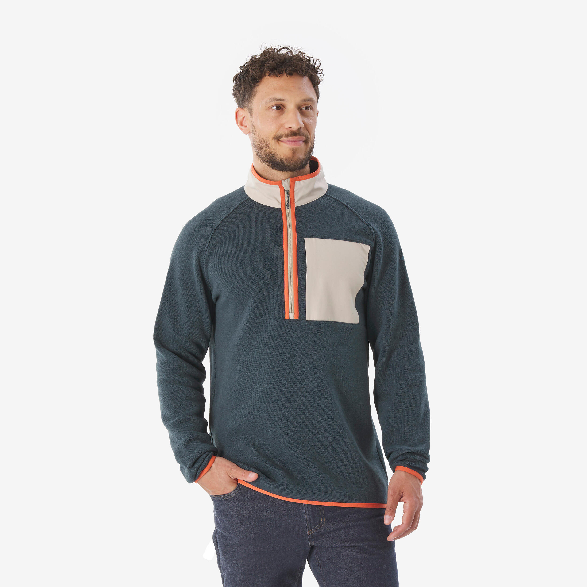 Sweter turystyczny męski Quechua NH500