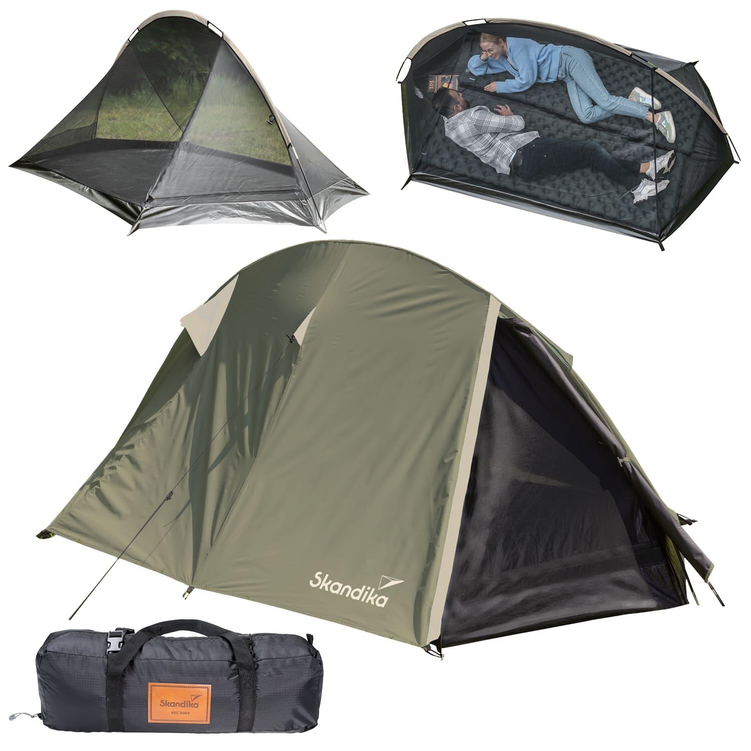 Namiot trekkingowy tunelowy Hemus 2 Sleeper, 1-2-osobowy, ultralekki
