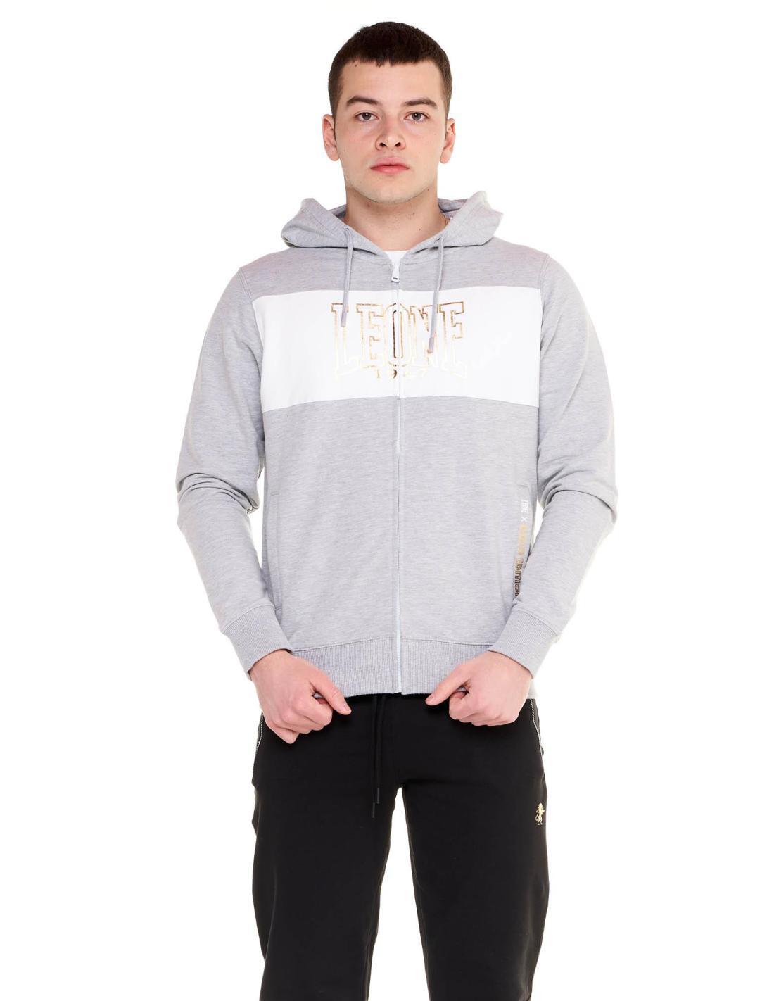 Dres męski Gold Edition z kapturem i zamkiem