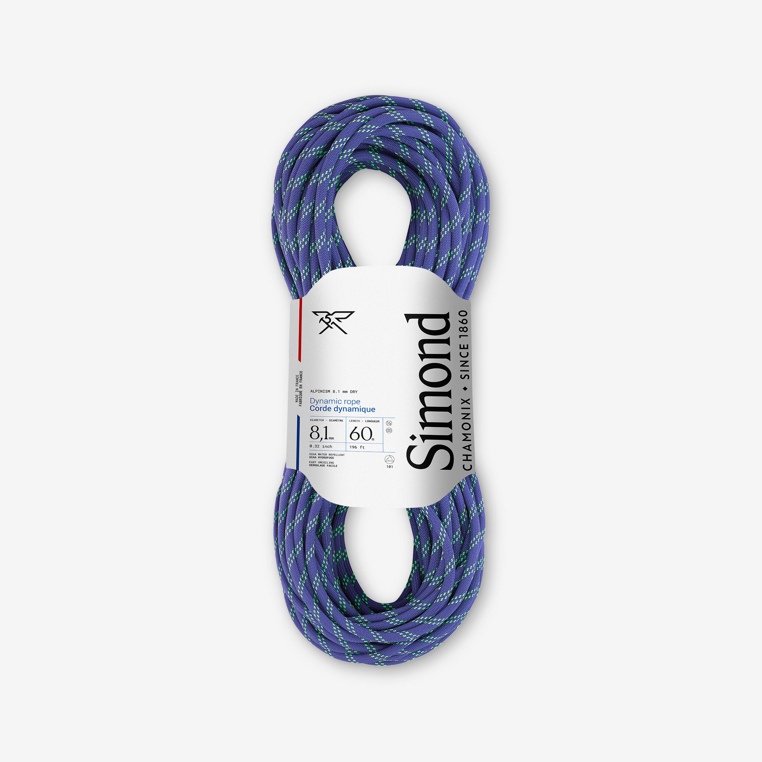 Lina połówkowa Rappel Alpinism 8,1 mm x 60 m