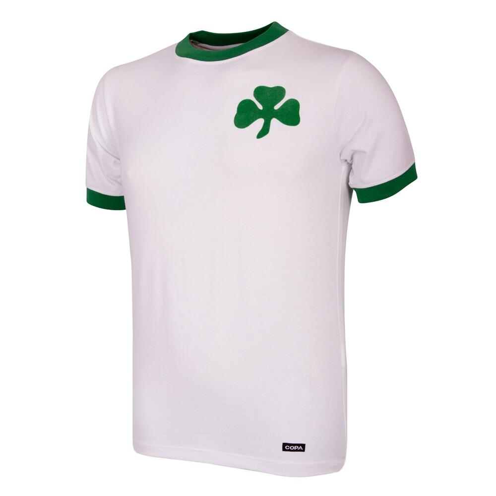 Koszulka retro piłkarska dla dorosłych - Panathinaikos FC 1974-75 - Biała