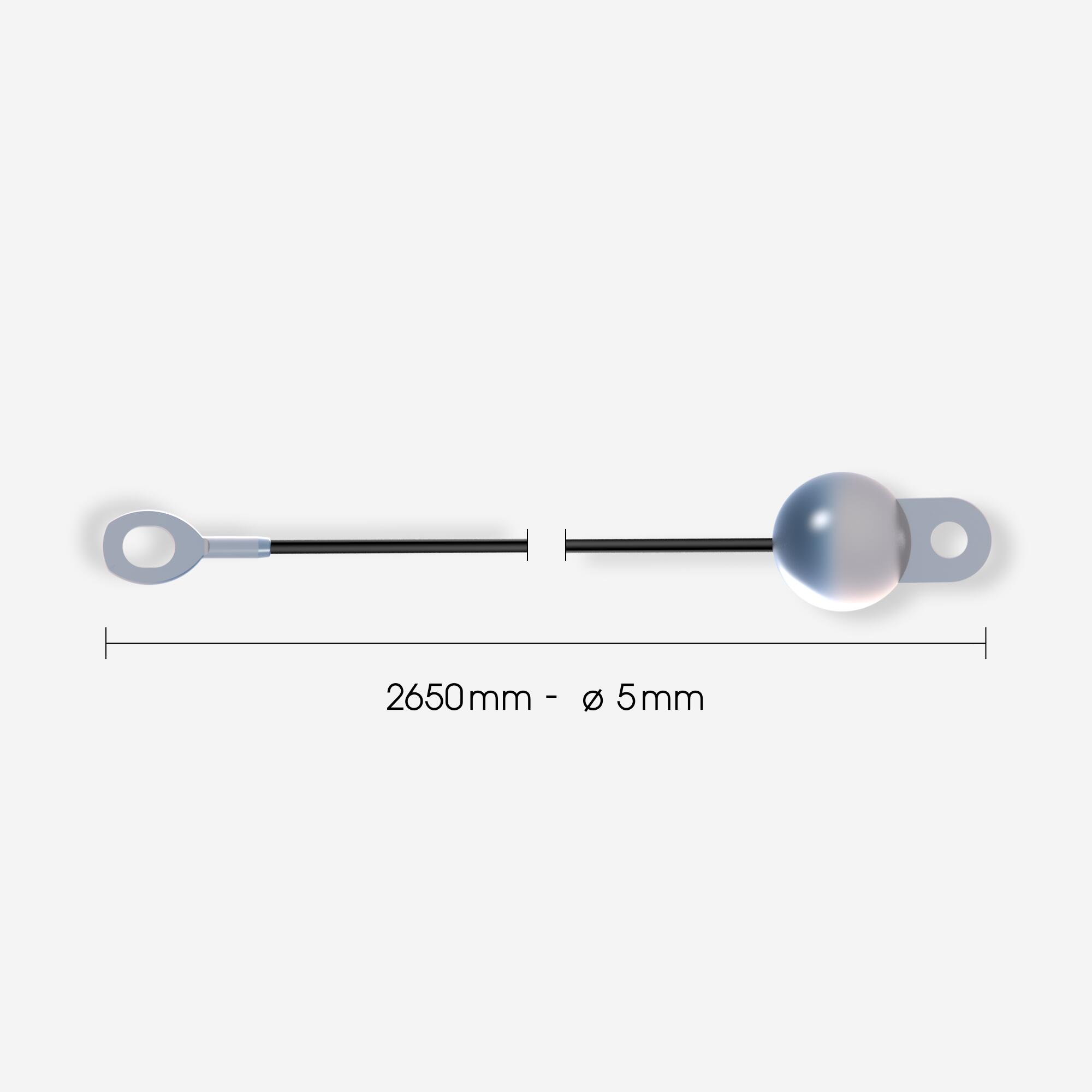 Linka dolna dł. 2650 mm ⌀ 5 mm - część zamienna do stojaka Power Rack 900