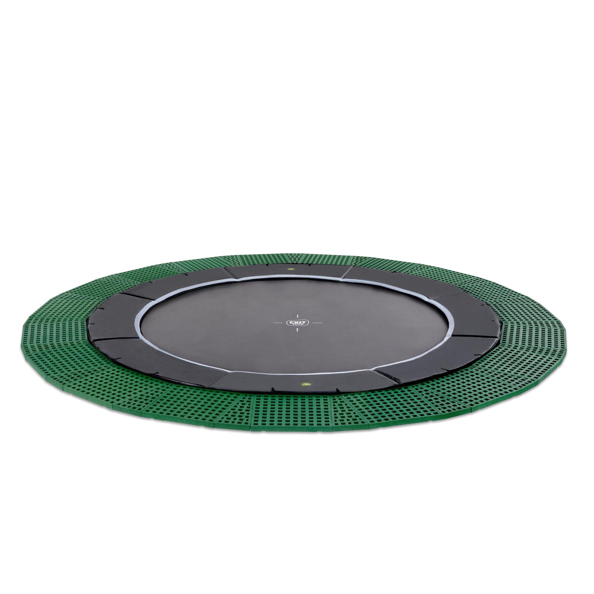 Trampolina naziemna Dynamic z płytkami zabezpieczającą Freezone ø427