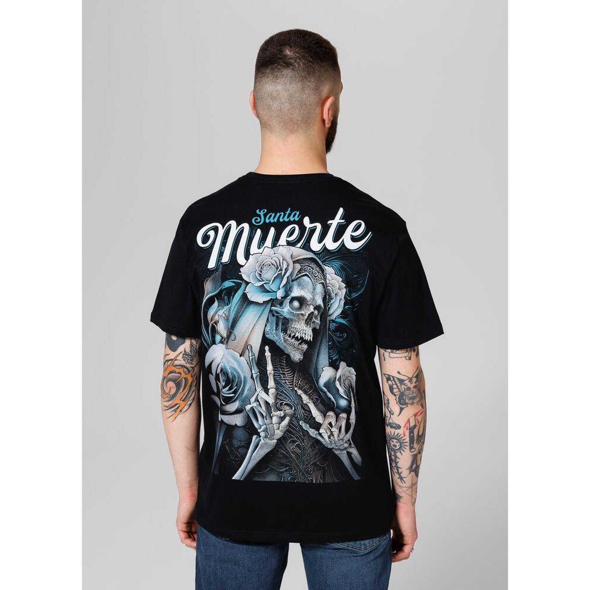 Koszulka bawełniana sportowy t-shirt dla dorosłych Santa Muerte 24