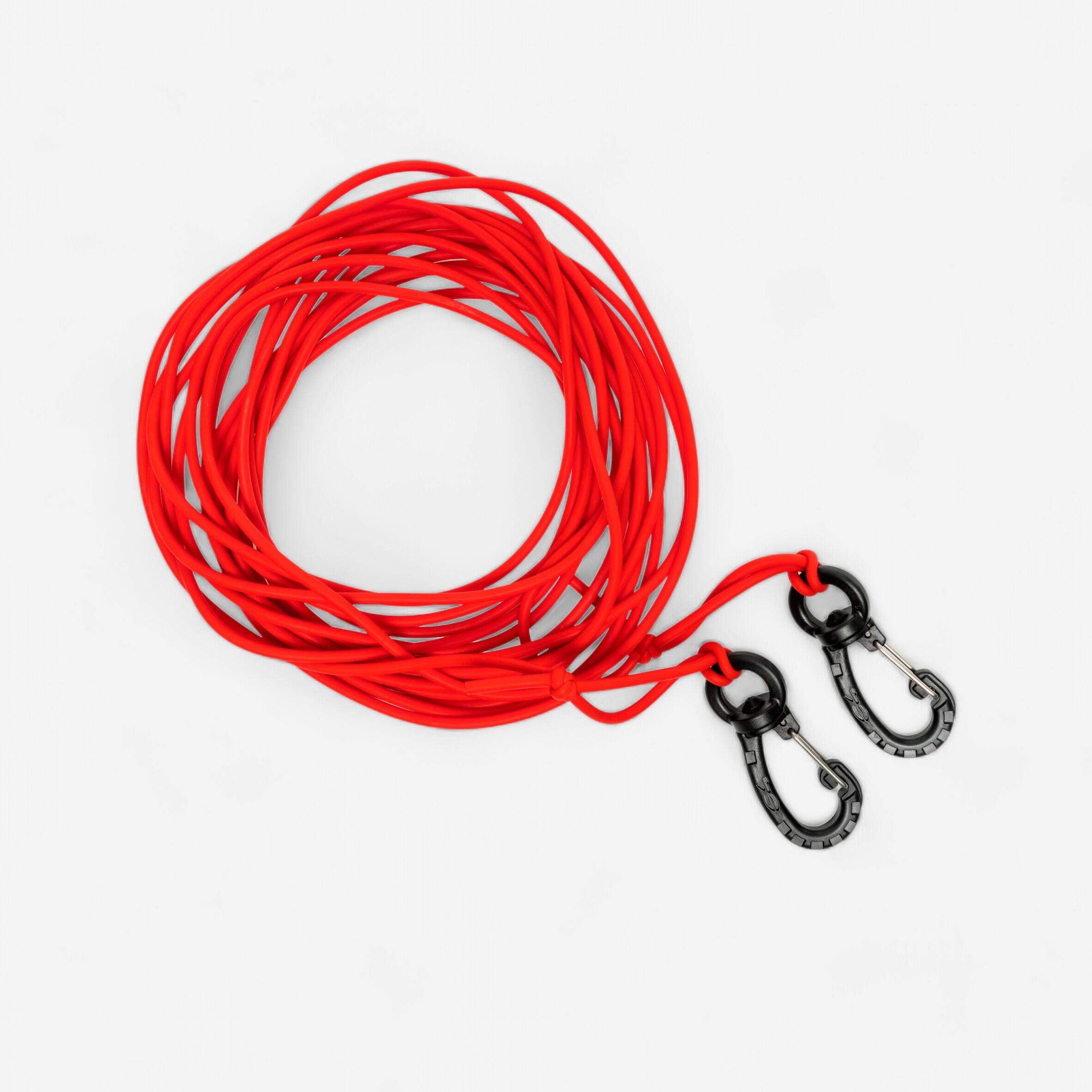 Lina pływająca do łowiectwa podwodnego C4 Carbon Bungee Float Line 8 m elastyczna
