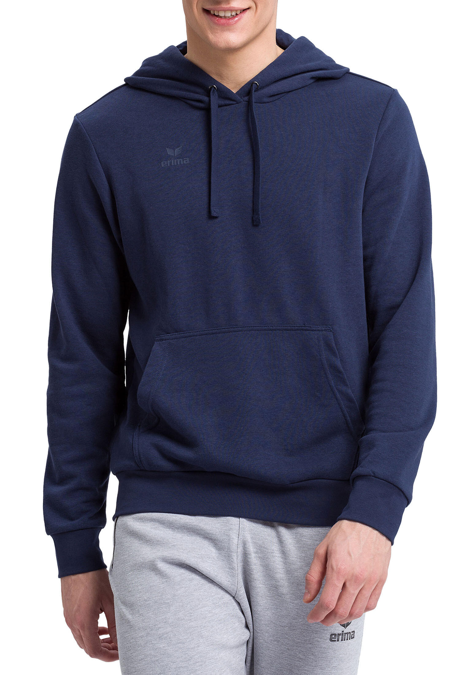 Bluza z kapturem Erima Basic niebieska