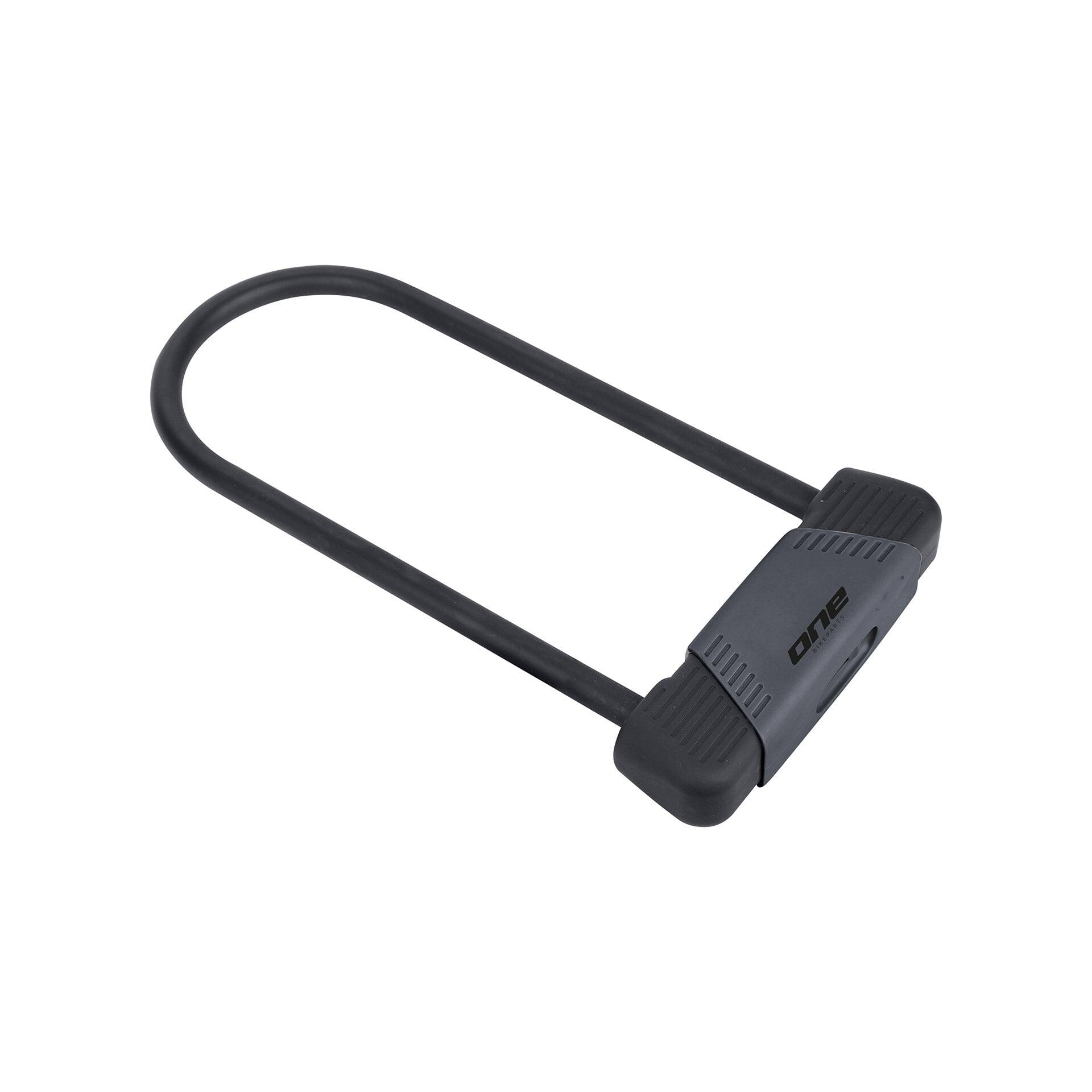 Zamek U ONE 18 mm 34 cm czarny szary