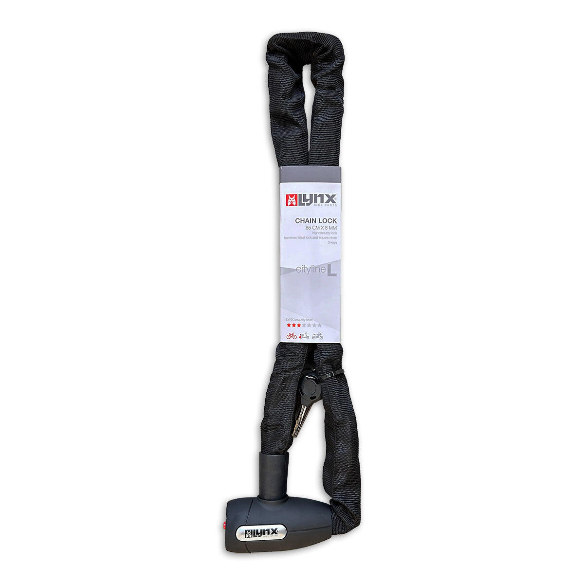Lynx CityLine L 85 zamek łańcuchowy 85 cm, 8 mm