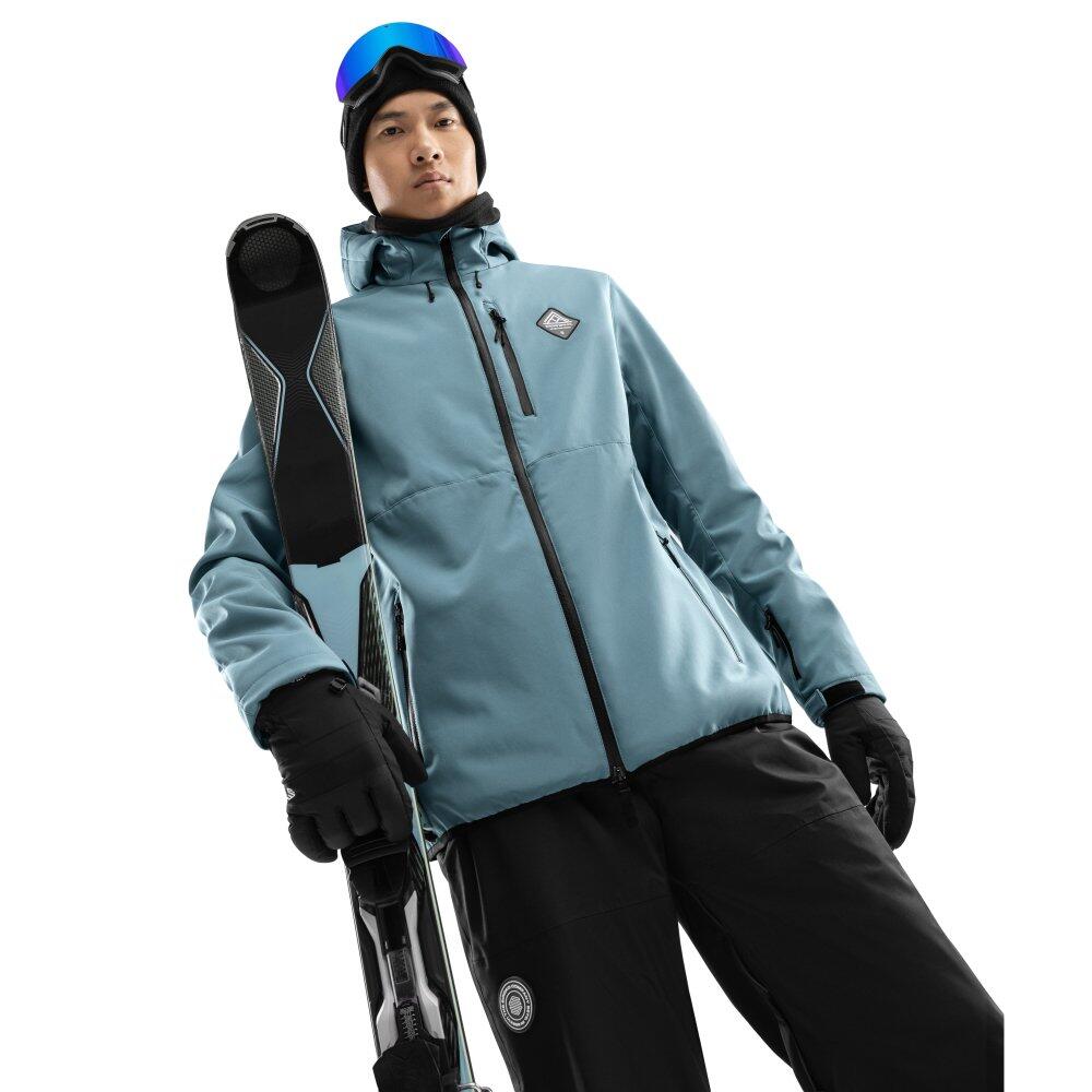 Męska kurtka snowboardowa Sporty zimowe Siroko W2 Beluga