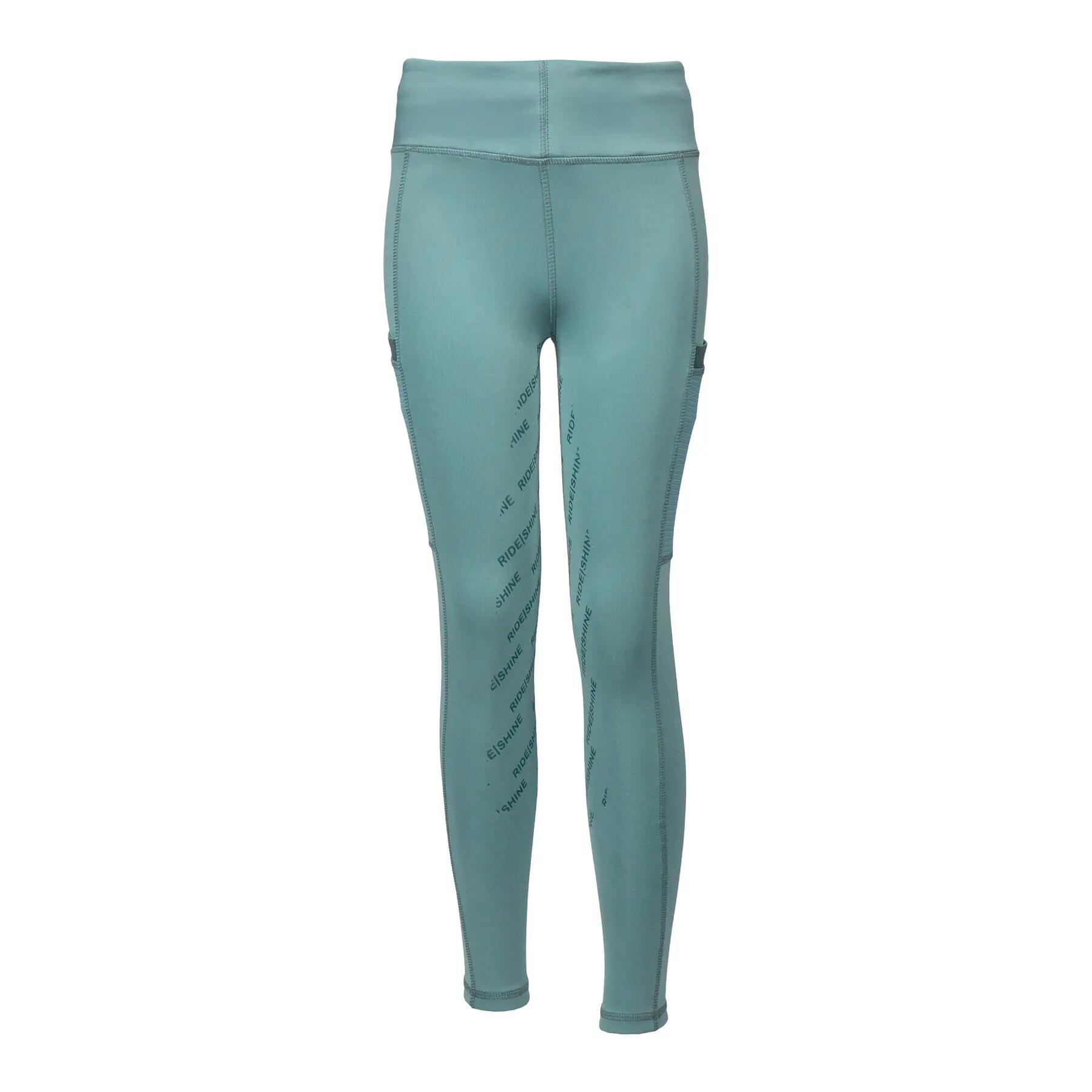 Dziewczęce legginsy jeździeckie Red Horse Mitsu